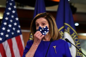 Democrats in the House of Representatives led by Nancy Pelosi have passed a $2.2 trillion stimulus spending measure but Republicans have yet to agree to it