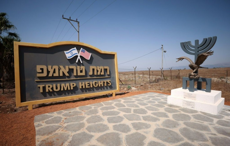 "Trump Heights" is a remote settlement in the Israeli-occupied Golan Heights