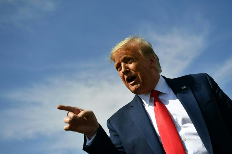 US President Donald Trump believes he's on a roll with two weeks until the election