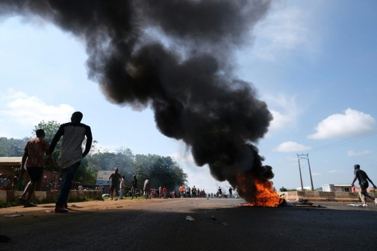 Tensions were high in Abuja after police reported that three people had been killed in clashes there on Monday Â Â Â 