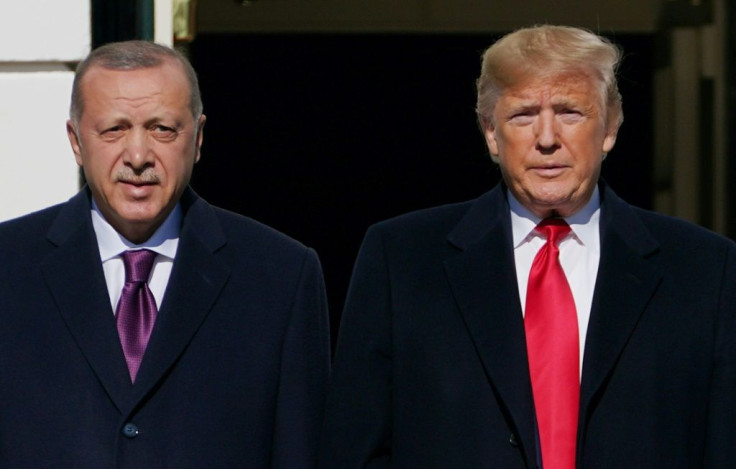 US President Donald Trump has spoken fondly of Turkey's President Recep Tayyip Erdogan, whom he is seen welcoming at the White House in November 2019