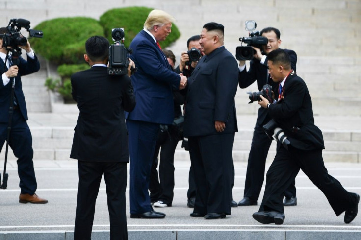 President Donald Trump, who has shaken up the US approach to foreign policy, shakes hands with North Korean leader Kim Jong Un at the Demilitarized Zone dividing North and South Korea on June 30, 2019