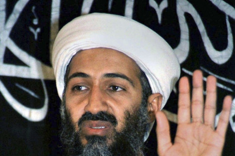 A file photo of Osama Bin Laden in Afghanistan
