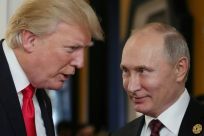 Donald Trump has described his Russian counterpart Vladimir Putin as 'very, very strong.'