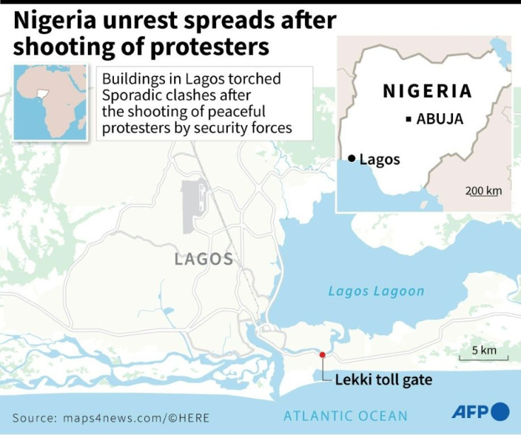 Map of Lagos