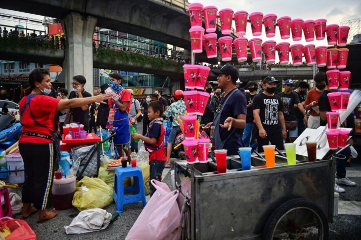 The bonanza is a blessing for many vendors as the coronavirus sends Thailand's economy into freefall