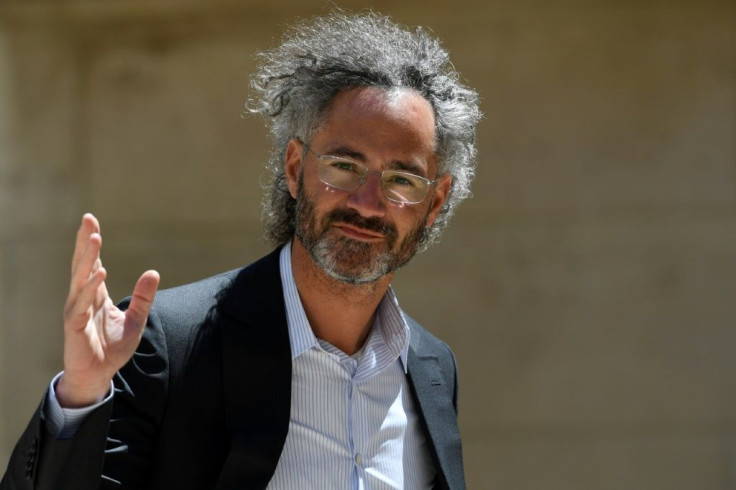 Alex Karp, CEO of Palantir, is seen in a 2019 picture