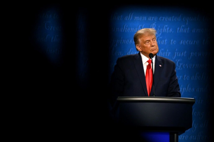 US President Donald Trump was more even-keeled during his debate but he's back on the campaign trail with time running out to catch Democrat Joe Biden