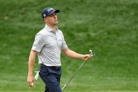American Justin Thomas fired a seven-under par 65 to grab a one-stroke lead after Friday's second round of the US PGA Zozo Championship