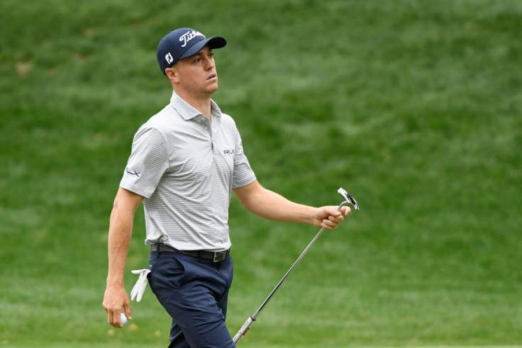 American Justin Thomas fired a seven-under par 65 to grab a one-stroke lead after Friday's second round of the US PGA Zozo Championship