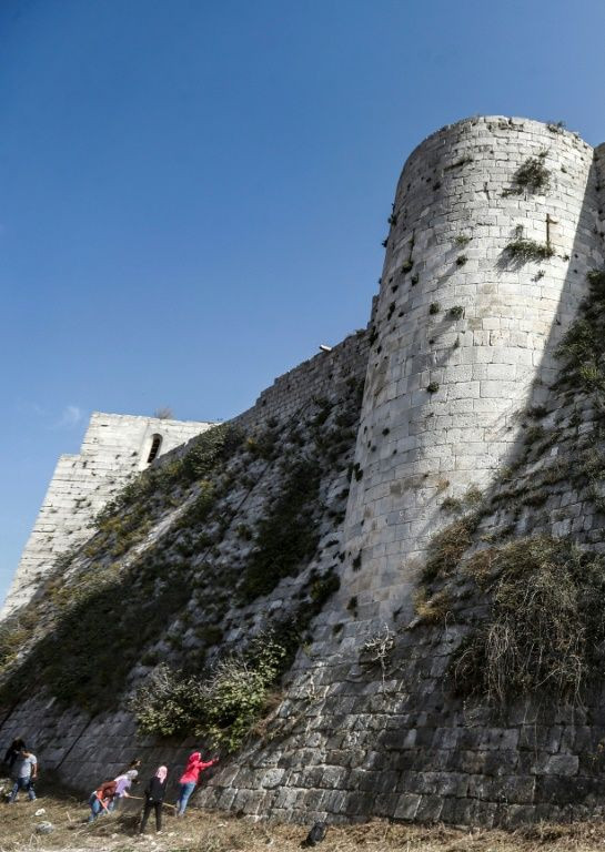 Volunteers have begun clearing the vegetation that in places has completely taken over the castle ramparts but the scale of the task is daunting