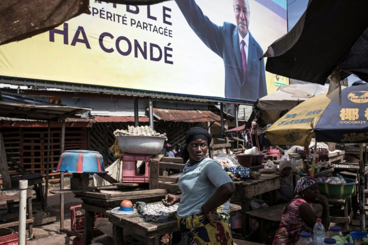 Alpha Conde won over 59 percent of the vote in Guinea's highly contested presidential poll
