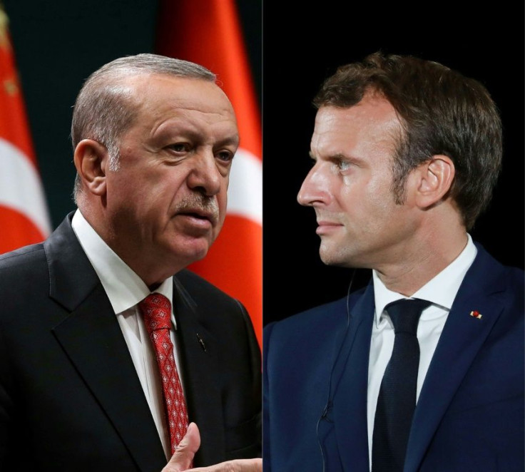 Macron and Erdogan are feuding about maritime rights in the eastern Mediterranean, Libya, Syria and -- most recently -- the escalating conflict in Azerbaijan's Armenian separatist region of Nagorno-Karabakh