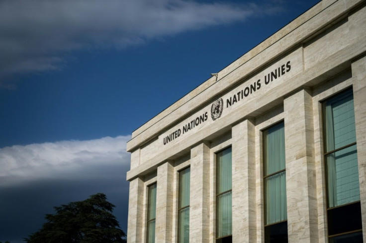 The "Palais des Nations" building which houses the United Nations in Geneva will be lit up blue to mark the organisation's 75th anniversary