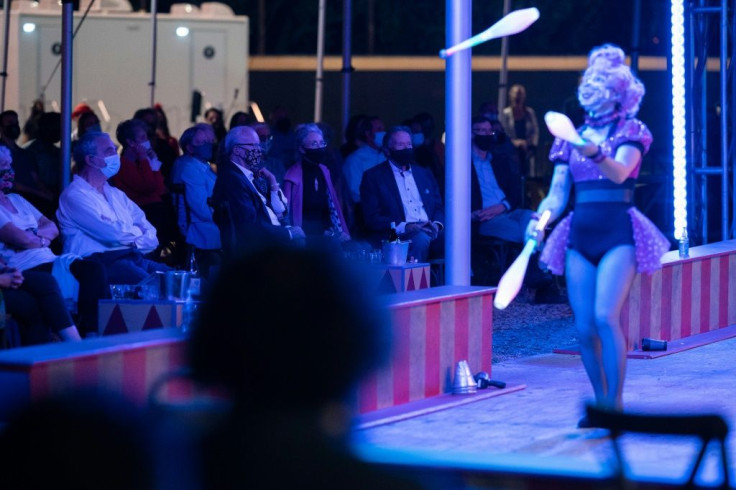 Performers during the Atlanta Opera's fall run sing in plexiglass enclosures or wear masks, and the audience sits in four-person socially distanced "pods"