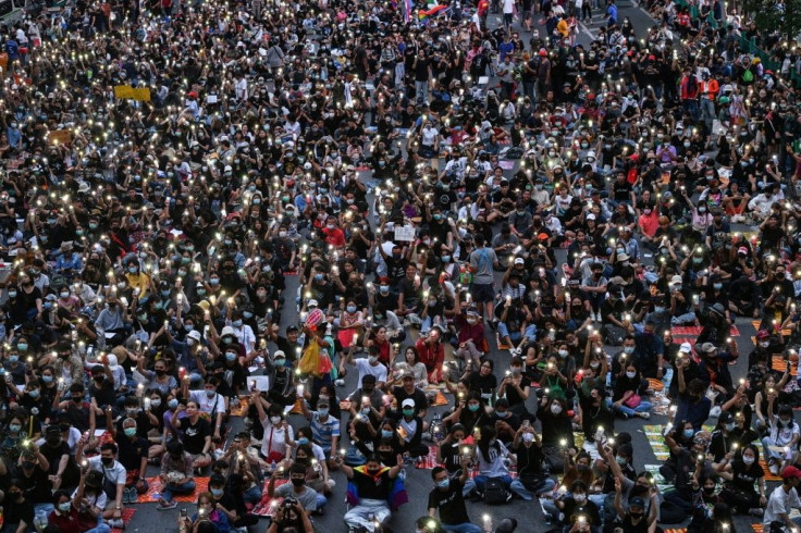 Protesters regard Prayut's hold on power as illegitimate
