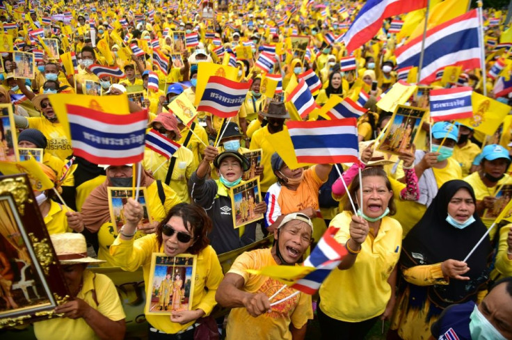 Thailand has for months been rocked by student-led protests calling for democratic reforms -- but royalists are now pushing back