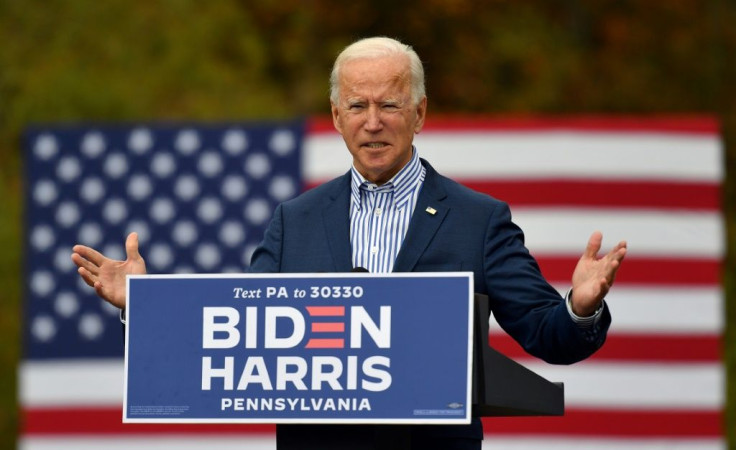 Democratic presidential candidate Joe Biden has savaged President Donald Trump, saying the Republican leader has given up trying to fight the coronavirus pandemic