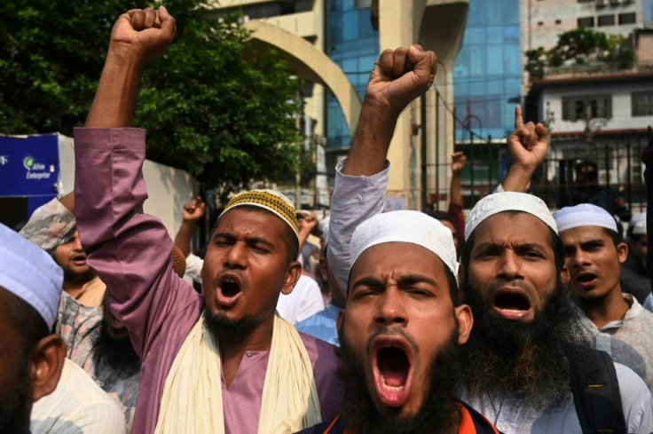 The rally was called by Islami Andolon Bangladesh (IAB), one of the country's largest Islamist parties