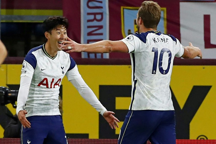 Son Heung-Min (L) and Harry Kane have linked up to devastating effect for Tottenham this season