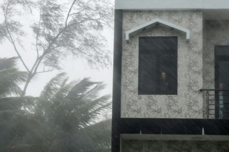 Authorities relocated around 375,000 people to safety, cancelled hundreds of flights and closed schools and beaches ahead of the typhoon