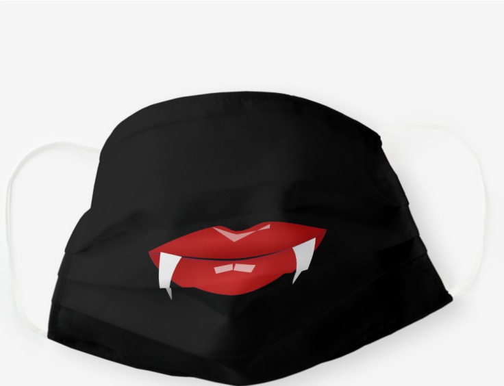 Vampire fangs Stylish face mask 