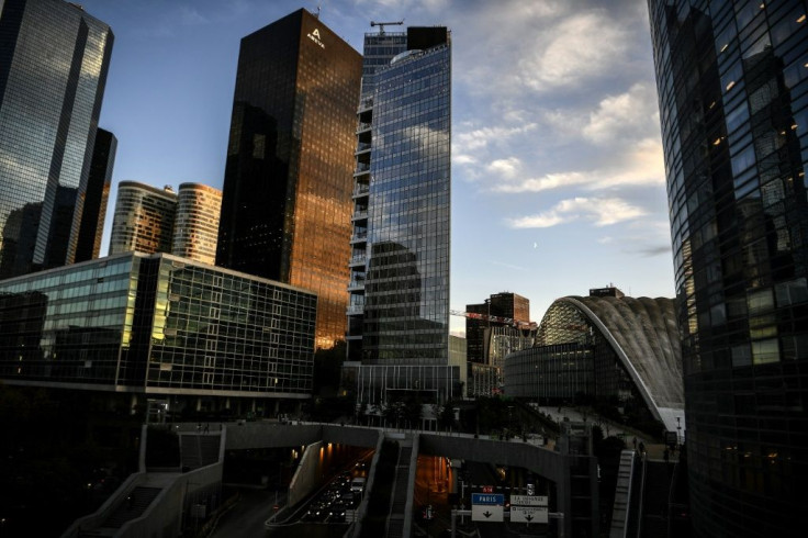 In normal times La Defense, Europe's biggest business district, is a hive of activity