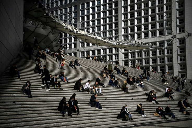 Four new towers are under construction at La Defense