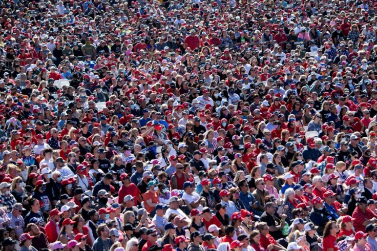 Another large crowd greeted US President Donald Trump in Arizona