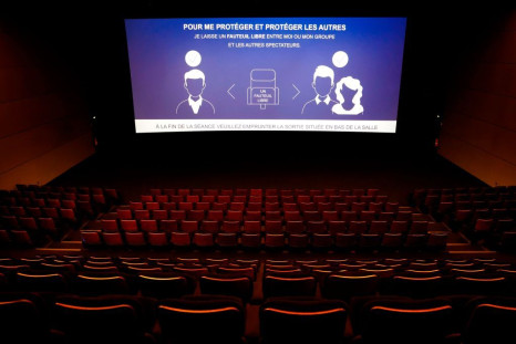 An Empty Movie Theater in France