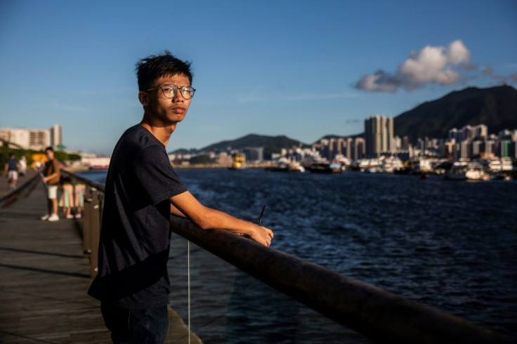 Tony Chung, 19, is a former member of Student Localism, a small group that advocated Hong Kong's independence from China