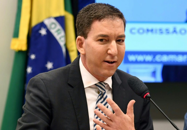 Glenn Greenwald, founder and editor of The Intercept, is seen in a 2019 picture