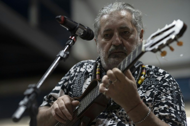 Moacyr Luz, pictured, says playing samba without a crowd was like a footballer scoring a goal without celebrating