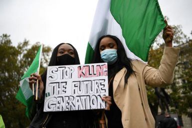 London protest: The Nigerian diaspora was an influential part of the campaign