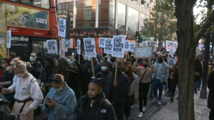 Christian groups held a prayer walk and demonstration in central London on October 25 in support of the protests