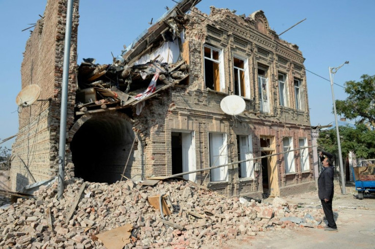 Shelling and rocket fire has damaged many civilian areas on both sides of the front line in Nagorno-Karabakh, like in Azerbaijani city Ganja