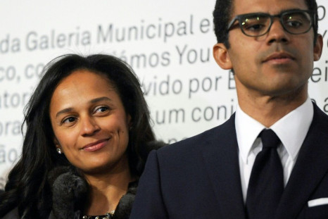 Isabel dos Santos and husband Sindika Dokolo, pictured at an art exhibition in Portugal in 2014