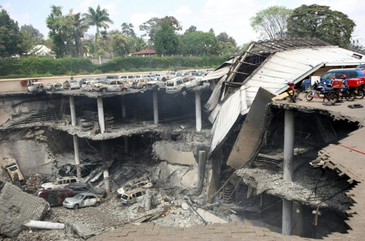 Destruction: A section of the Westgate mall after the assault