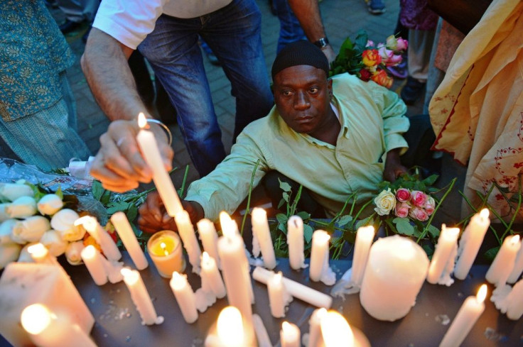 Grief: Kenyans launched prayer vigils for the victims of the massacre