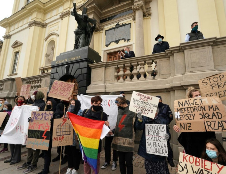 Mass protests began last week when Poland's Constitutional Court ruled that an existing law allowing the abortion of damaged foetuses was "incompatible" with the constitution