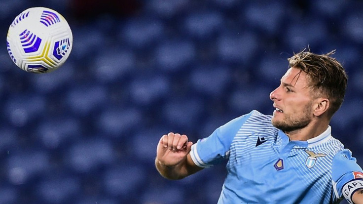 Lazio await Covid test results for players including star Ciro Immobile.