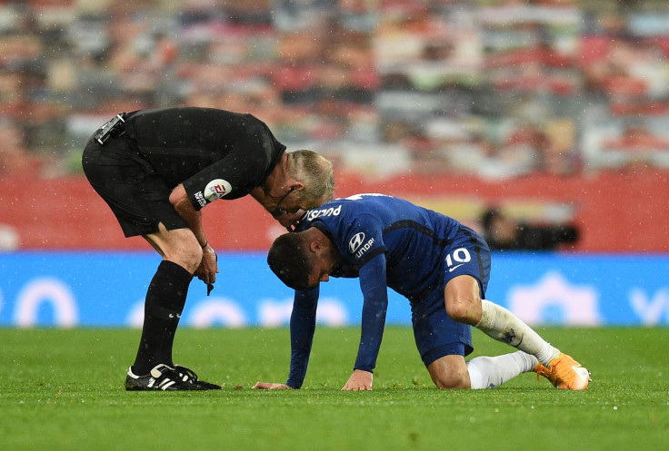 Christian Pulisic of Chelsea goes down injured