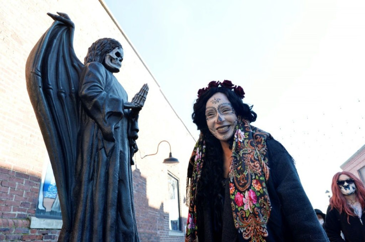 Salem shut down in the evening to avoid drawing the usual tens of thousands of Halloween fans
