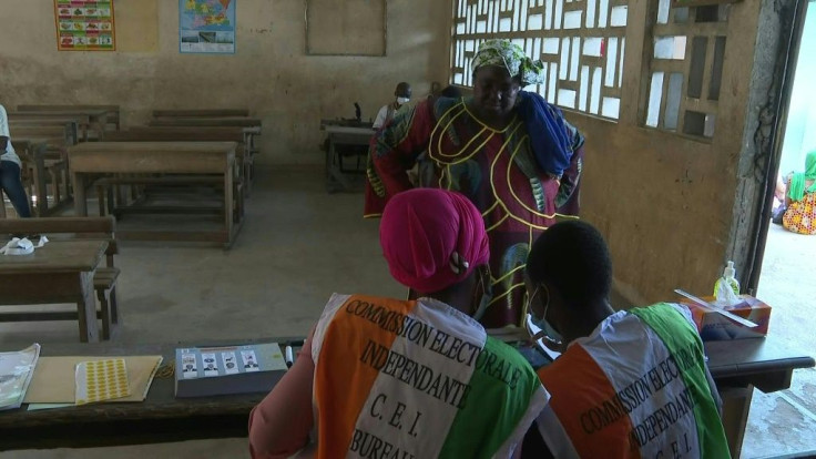 Polling stations open in Ivory Coast for presidential elections after a campaign marked by inter-community violence. Two of the four candidates are boycotting the vote over President Alassane Ouattara's contested attempt to secure a third term.