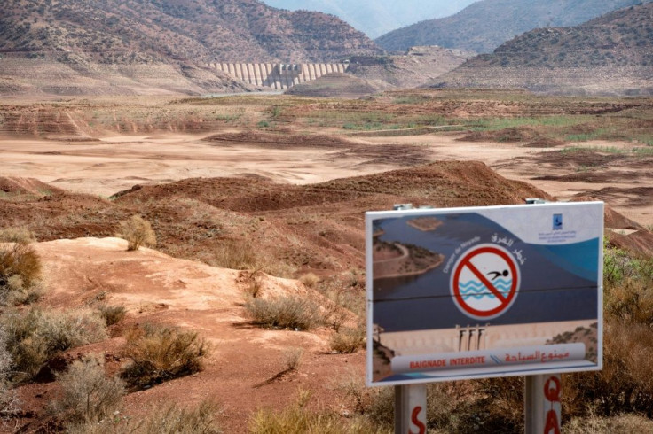 The 'no swimming' sign is a little superfluous nowadays