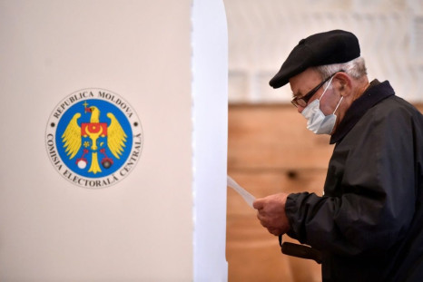 Moldovans voted in the first round of the presidential election on Sunday
