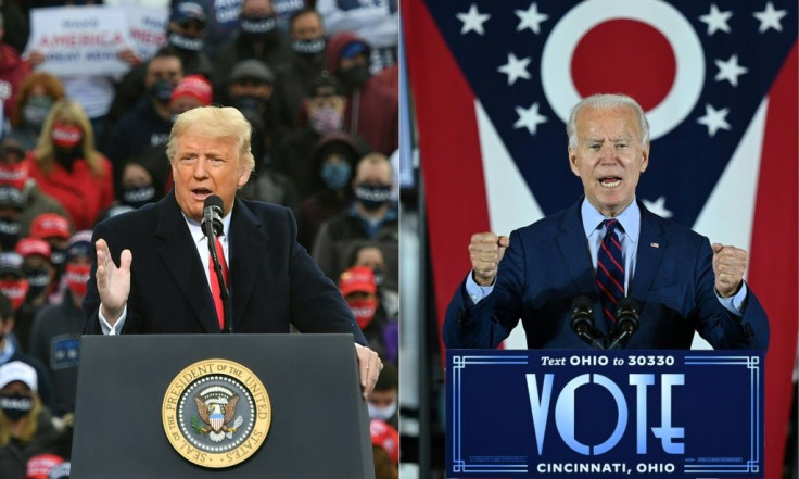 US President Donald Trump and challenger Joe Biden are making their closing arguments