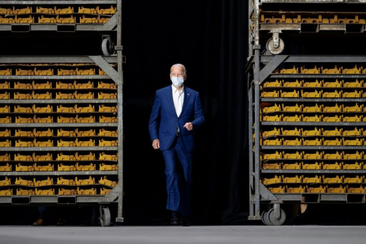 In the final month before President Donald Trump faces off against Democratic presidential candidate Joe Biden, US manufacturing expanded at a more rapid pace than expected and hiring gained