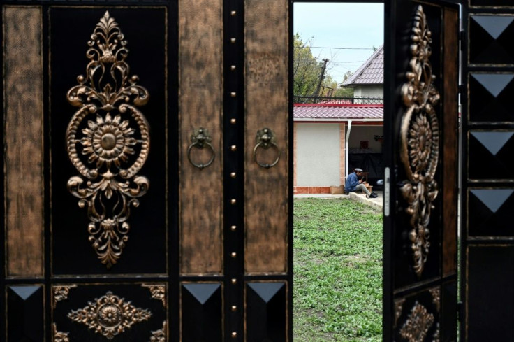 Lawns are kept tidy at some of the lavish Roma homes