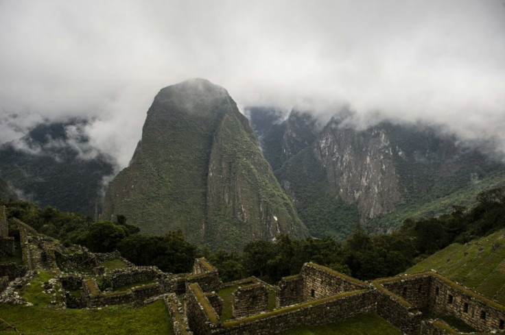 View of the archaeological site of Machu Picchu, in Cusco, Peru on November 2, 2020